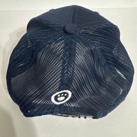 Richardson OSO Trucker Hat Snapback Mesh Cap Men's Adjustable Navy Blue - Picture 3 of 7